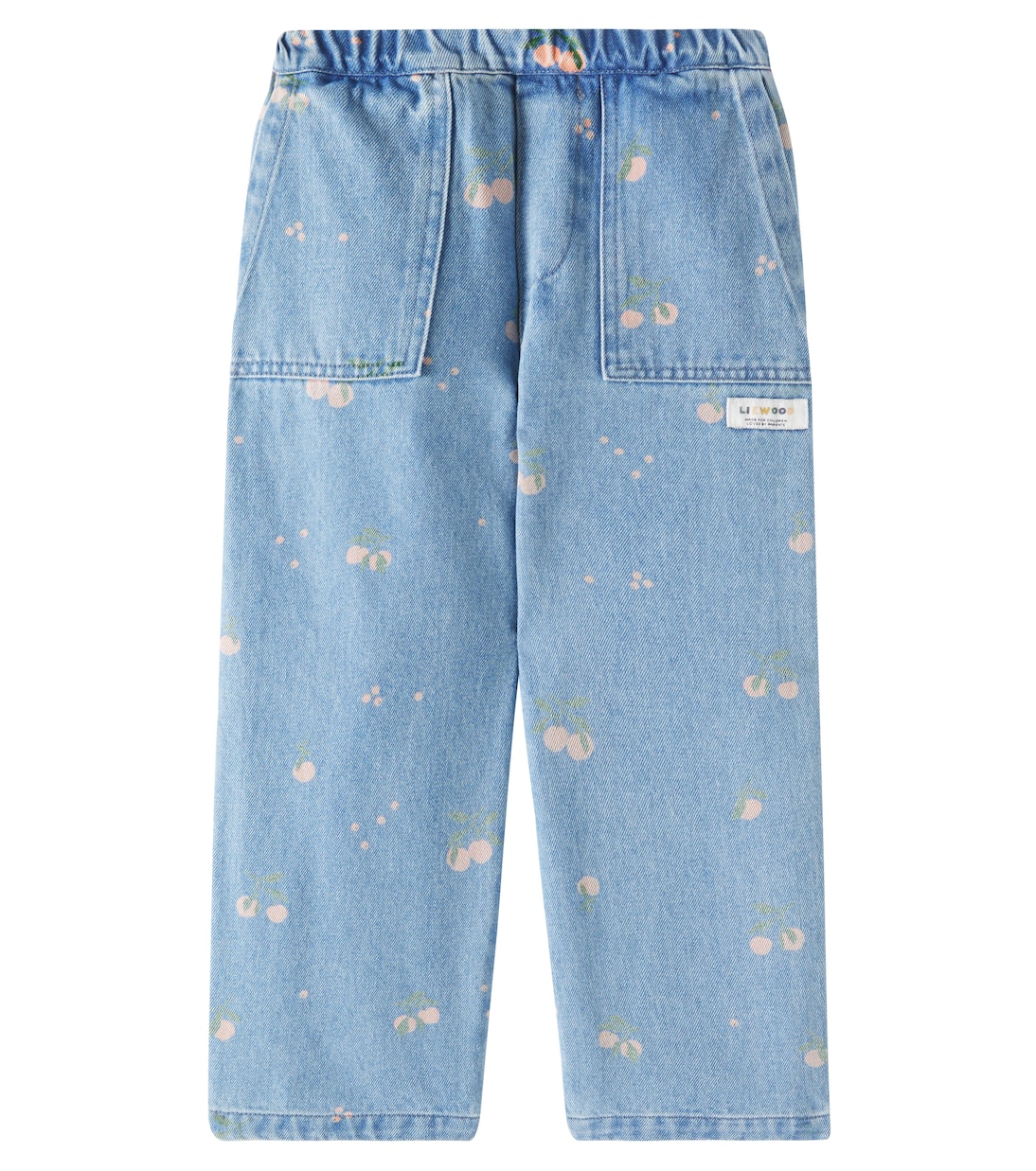 Jeans a gamba larga Cesar con stampa | Liewood