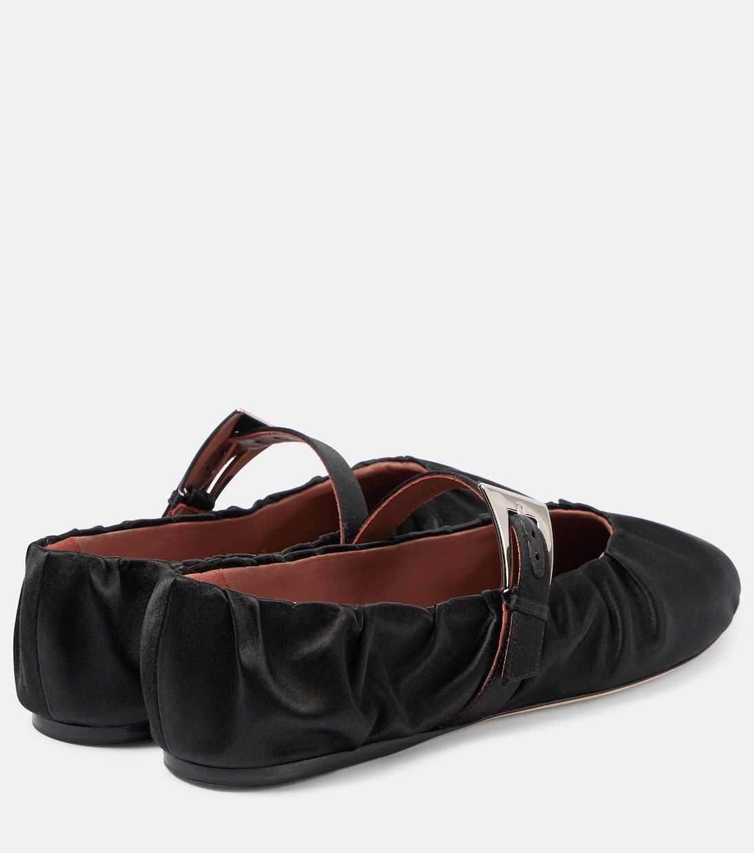 Sveva satin ballet flats | Paris Texas