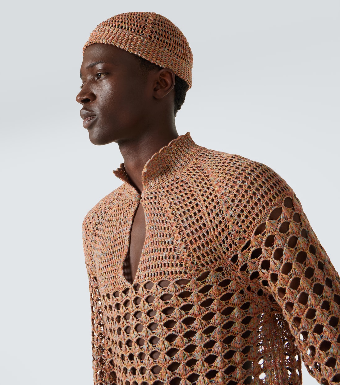 Berretto VGold in lino e cotone | Valentino Garavani