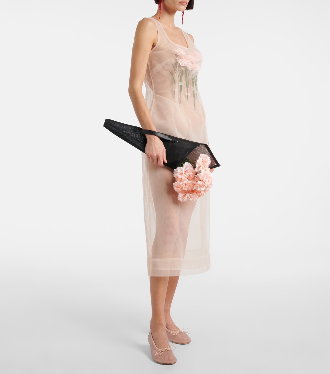 Pochette Stuffed Carnation Bouquet XL | Simone Rocha