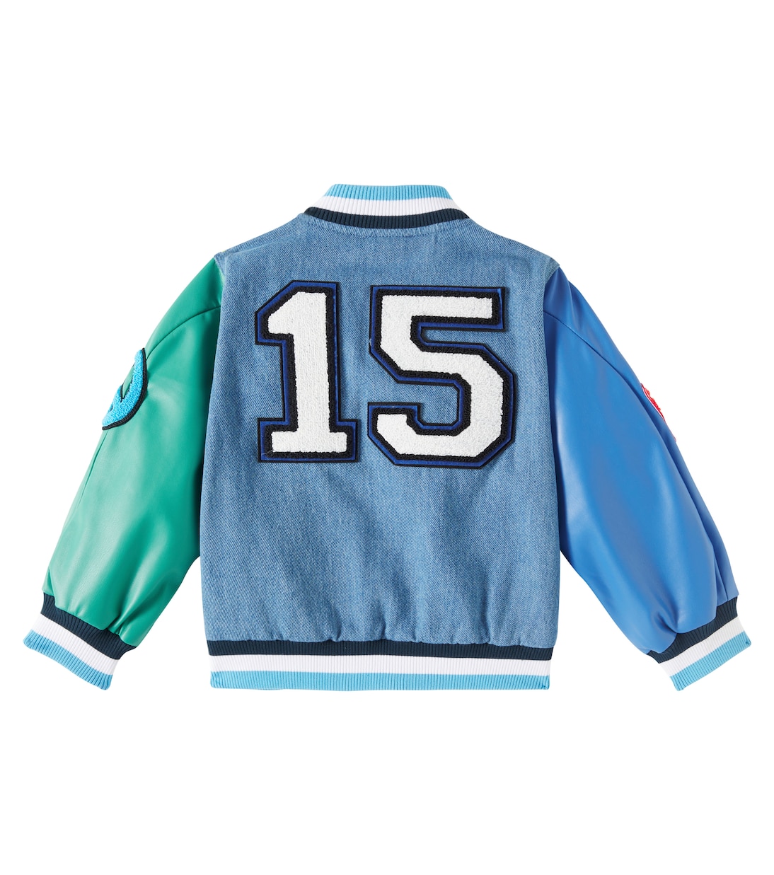 Embroidered denim bomber jacket | Stella McCartney Kids
