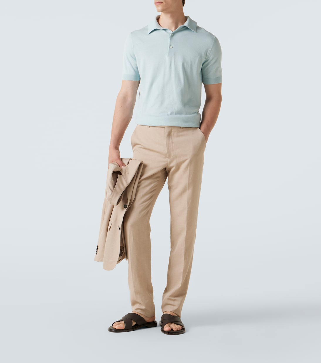 Leather sandals | Zegna