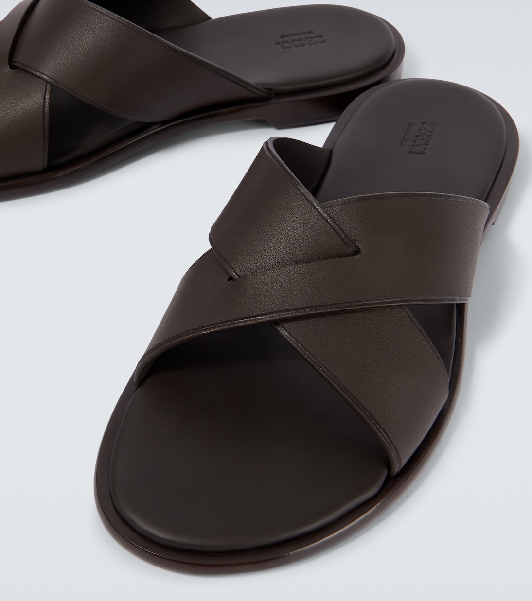 Leather sandals | Zegna