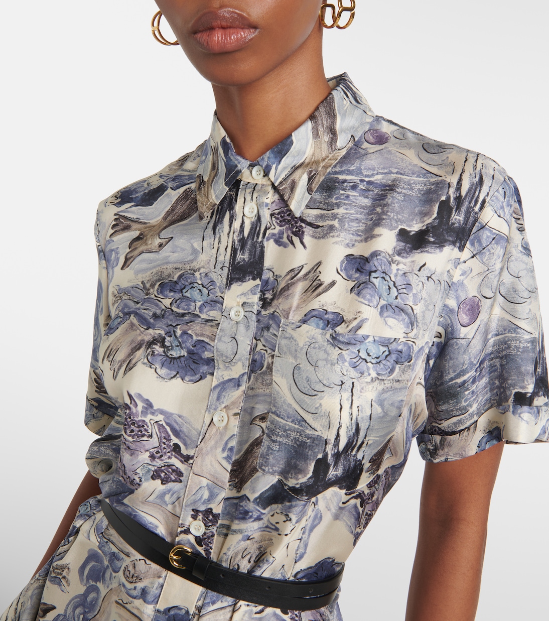 Kiera silk shirt dress | Altuzarra