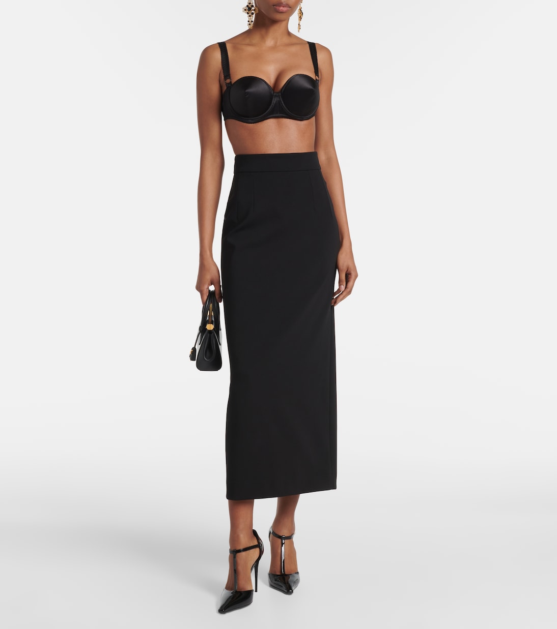 Top in raso di misto seta | Dolce&Gabbana