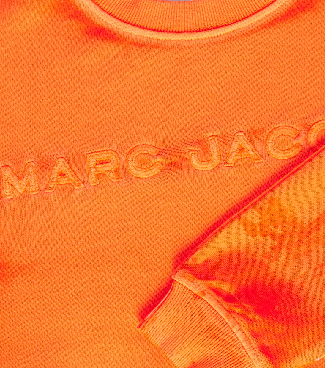 Felpa in jersey di cotone con logo | Marc Jacobs Kids