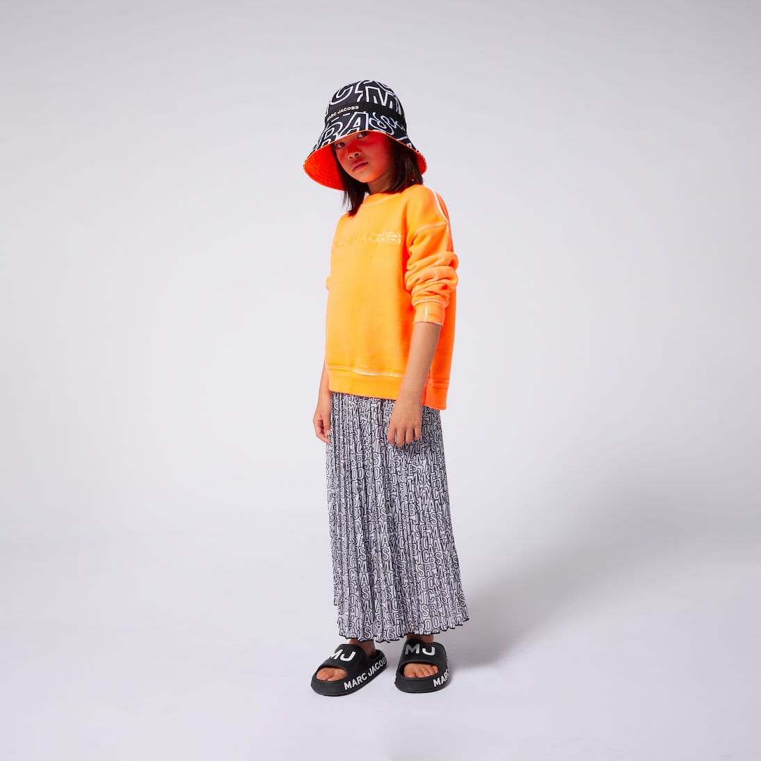 Felpa in jersey di cotone con logo | Marc Jacobs Kids