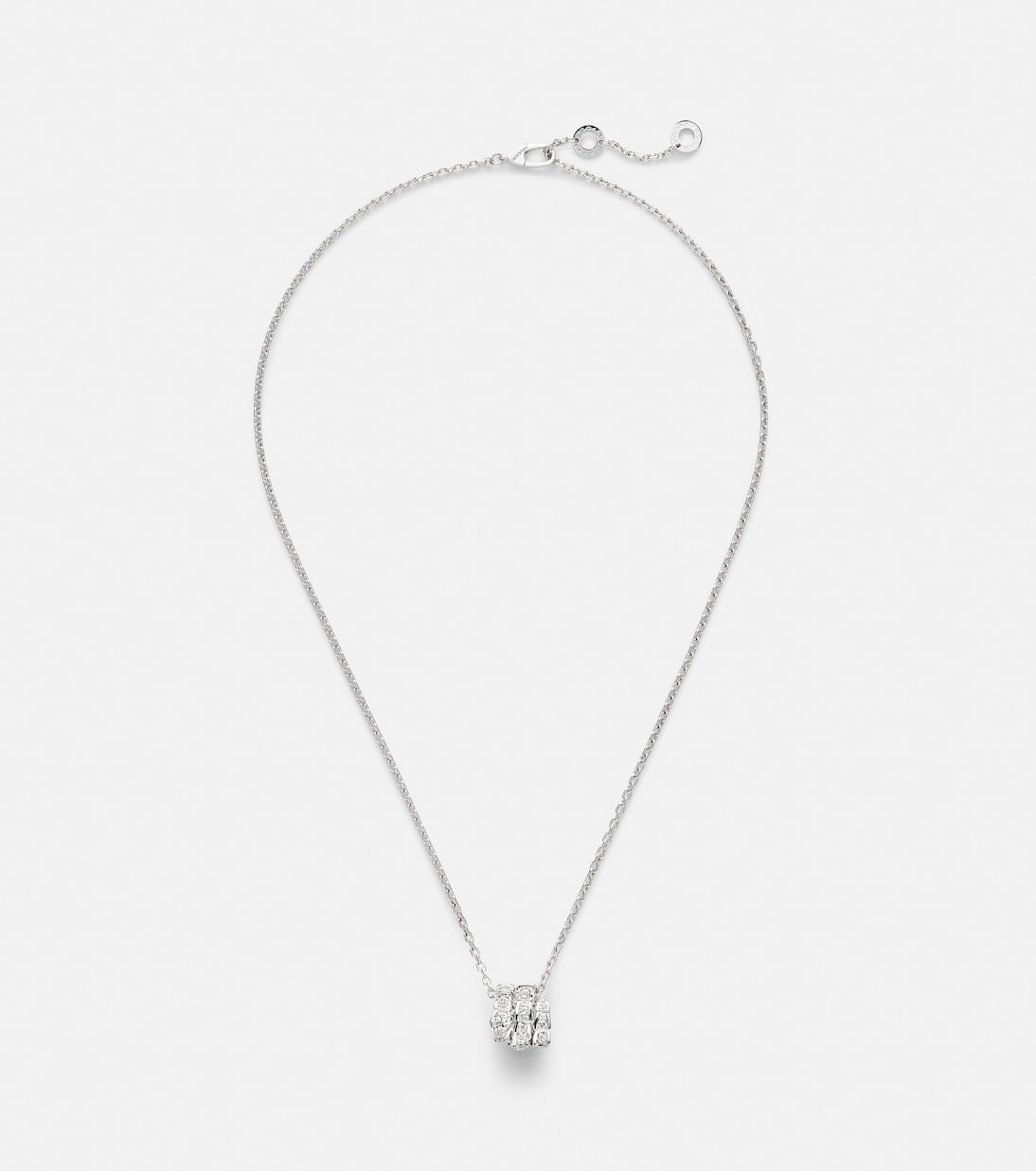 Collana Serpenti Viper in oro bianco 18kt con diamanti | Bvlgari