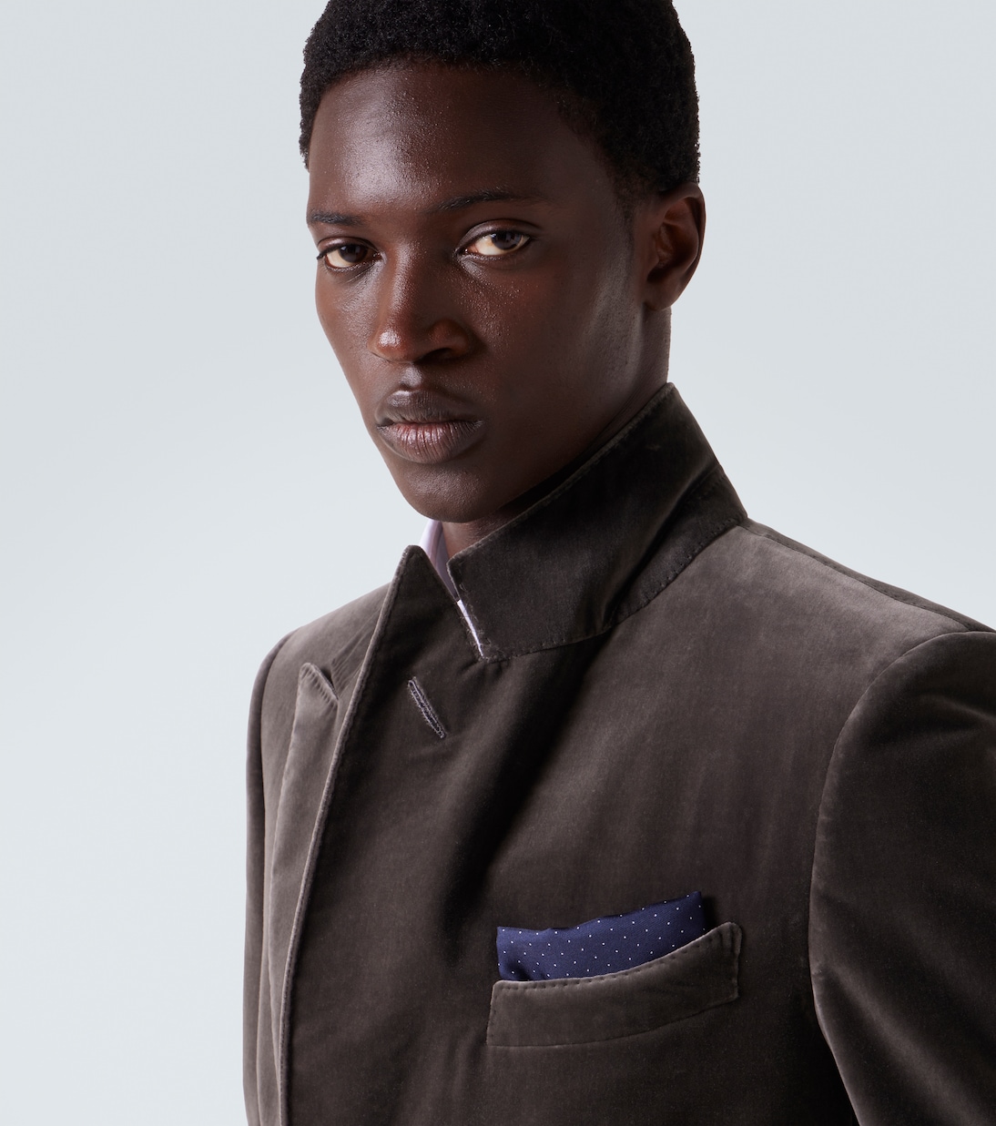 Polka-dot silk pocket square | Tom Ford
