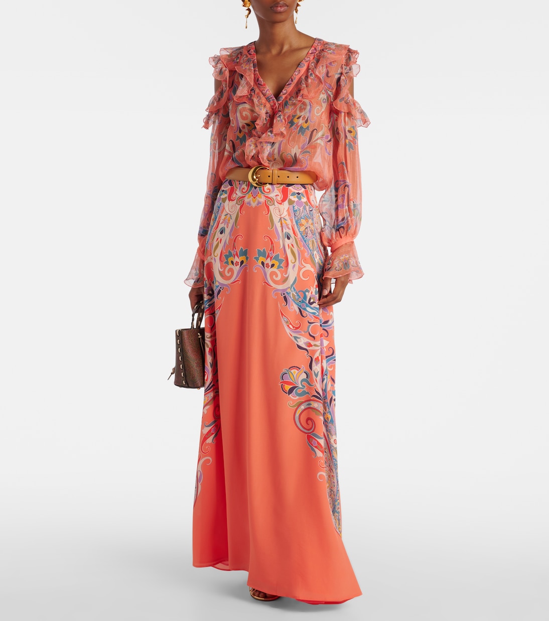 Blouse imprimée en soie | Etro