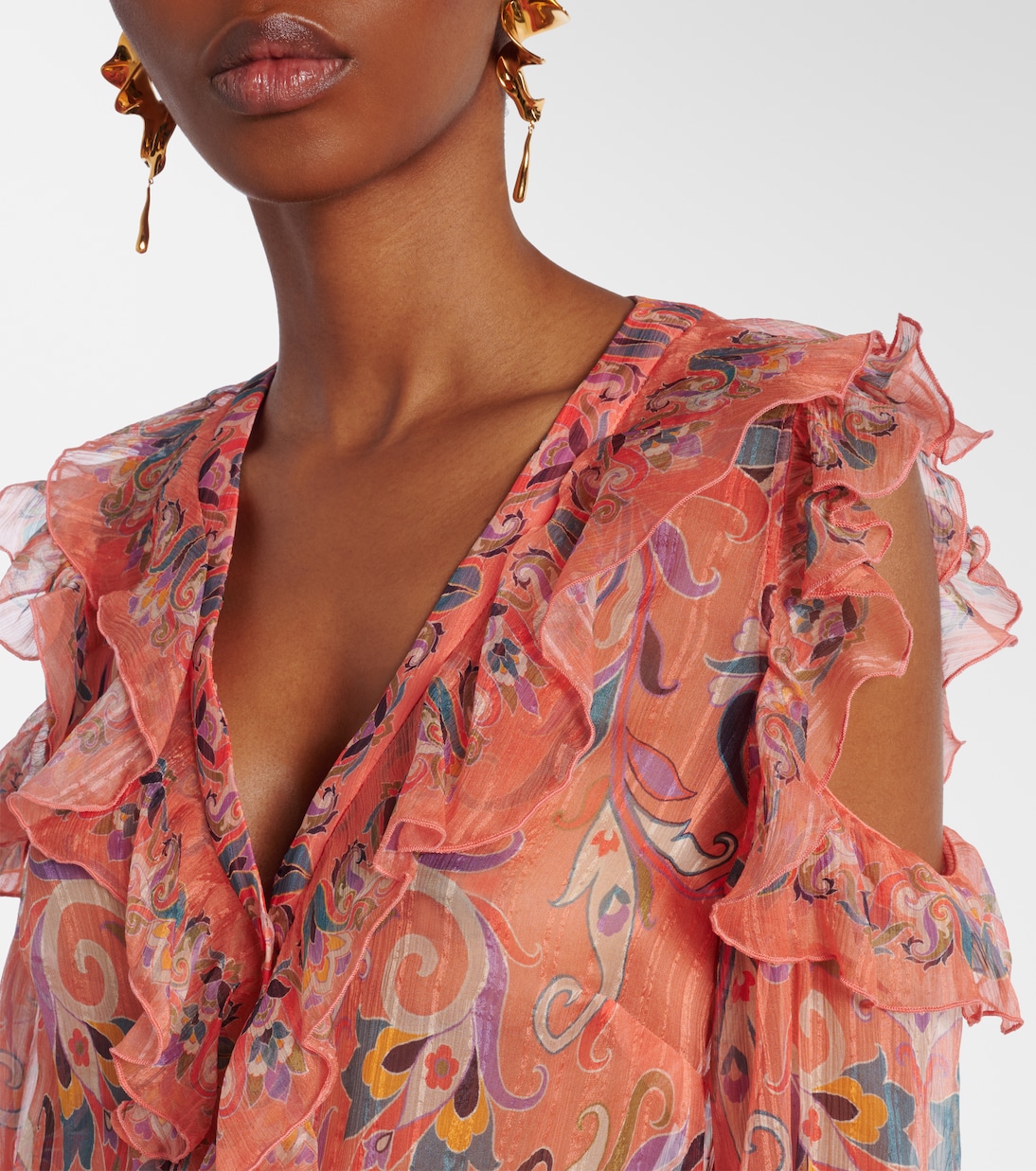 Blouse imprimée en soie | Etro