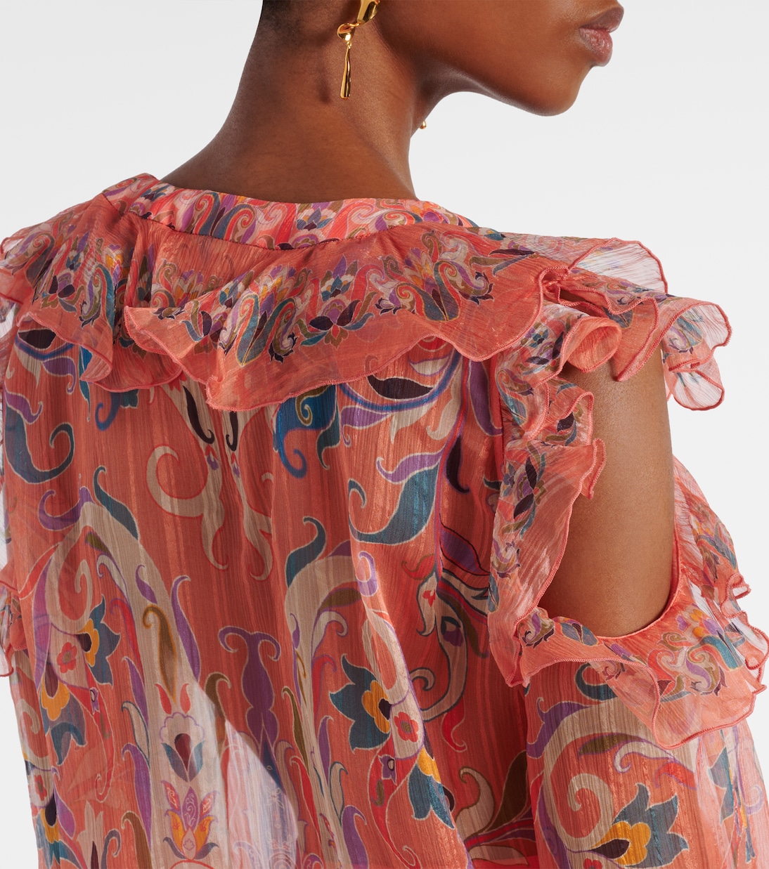 Blouse imprimée en soie | Etro