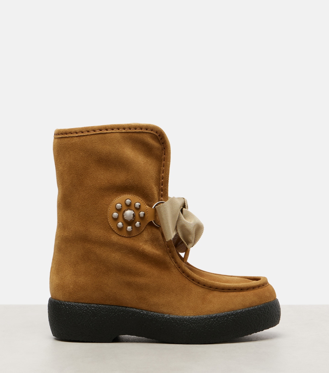Snowish suede ankle boots | Valentino Garavani