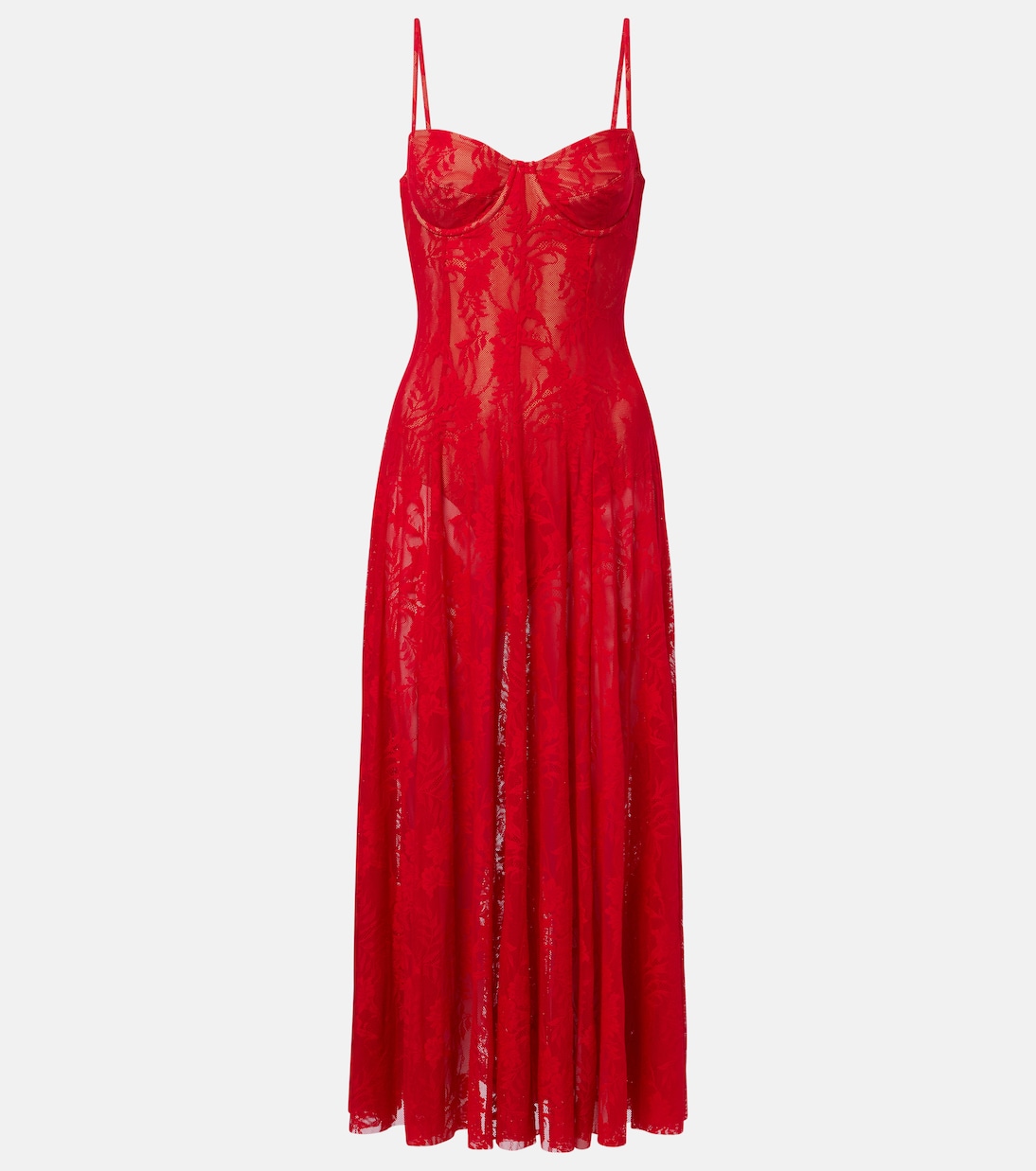 Midikleid aus Spitze | Norma Kamali