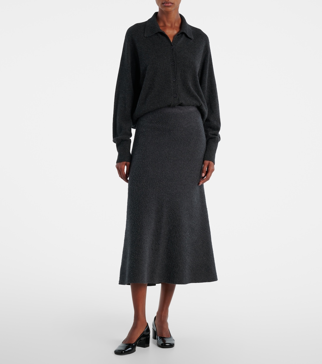 Lian cotton midi skirt | The Row