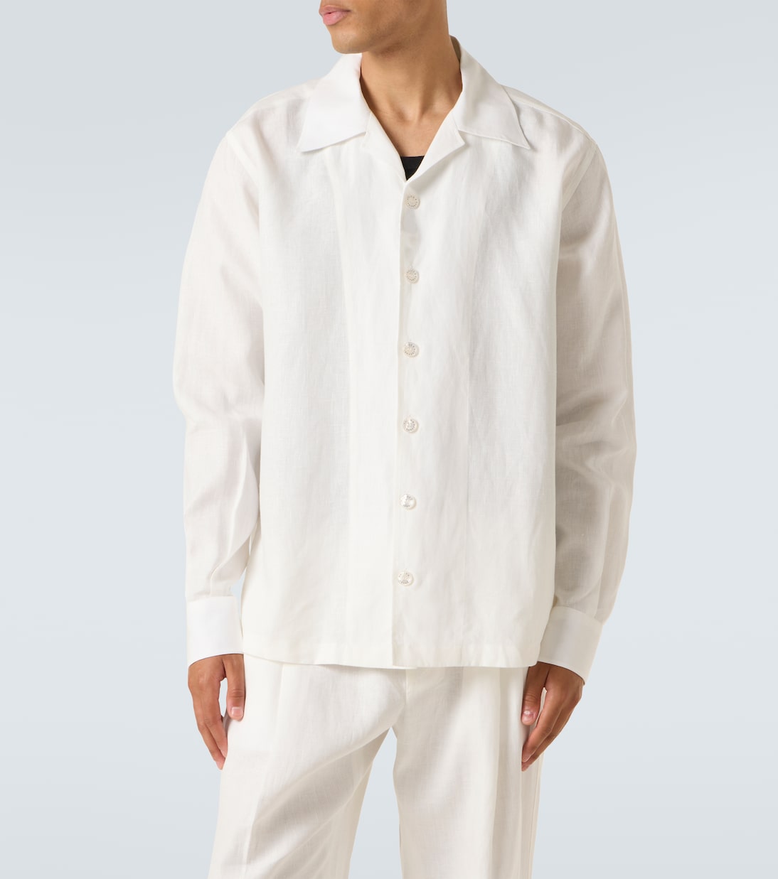 Hemd aus Leinen-Canvas | Dolce&Gabbana