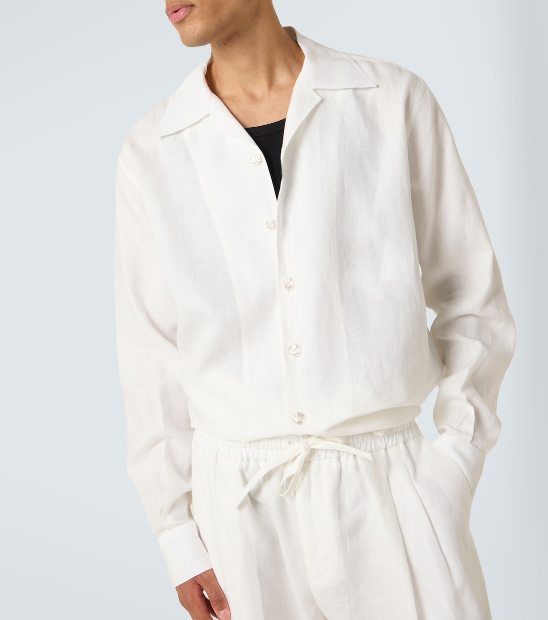 Hemd aus Leinen-Canvas | Dolce&Gabbana