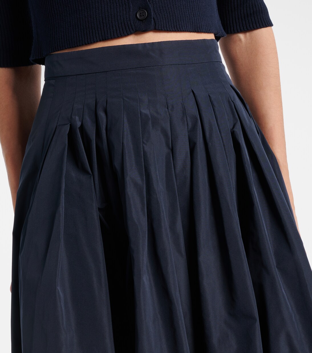 Jokey pleated taffeta midi skirt | 'S Max Mara