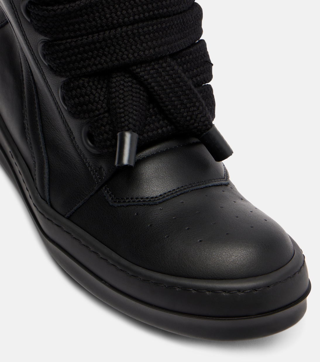 Zapatillas Jumbolace Geobasket de piel | Rick Owens