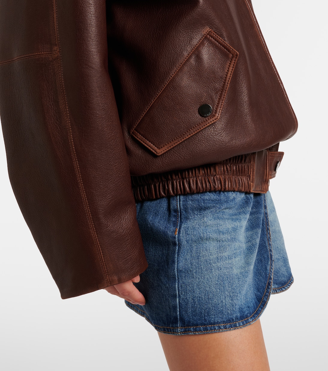 Chaqueta Huntington de piel | Simkhai