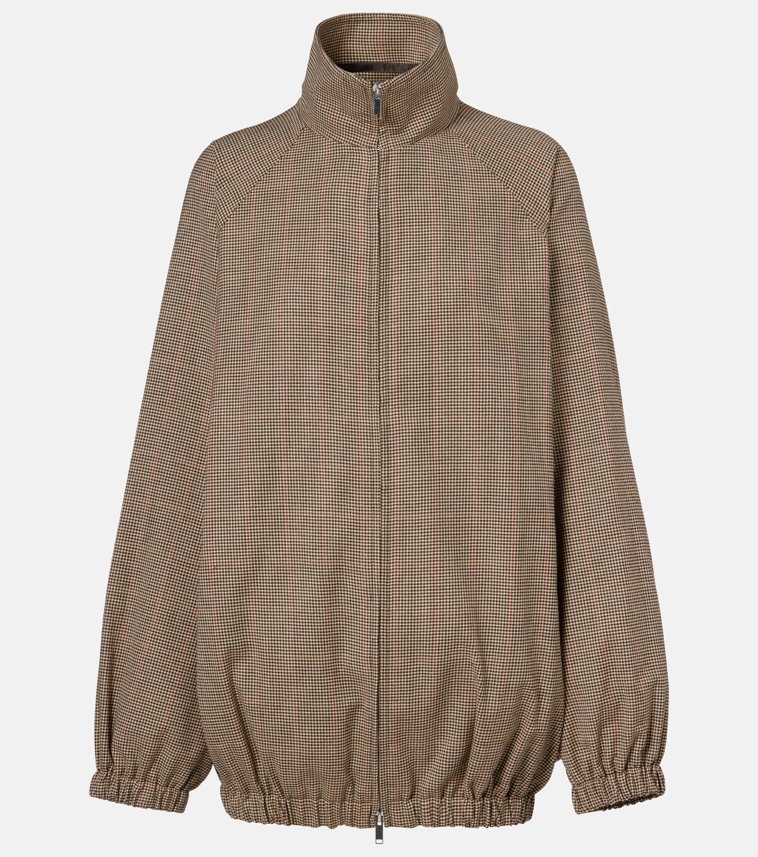 Baxter houndstooth blouson jacket | The Frankie Shop