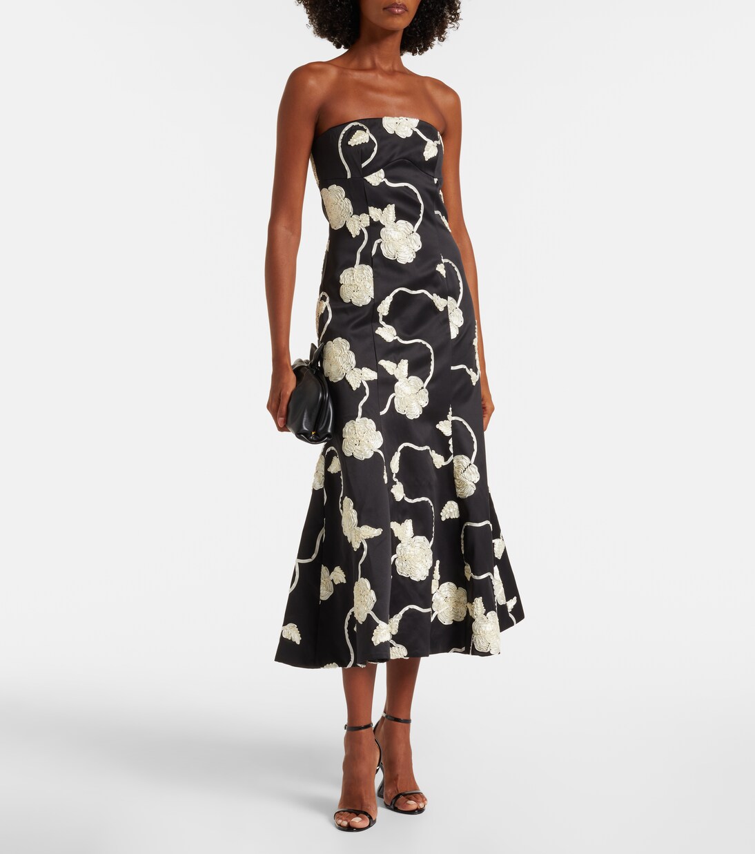 Ana embroidered midi dress | Rotate