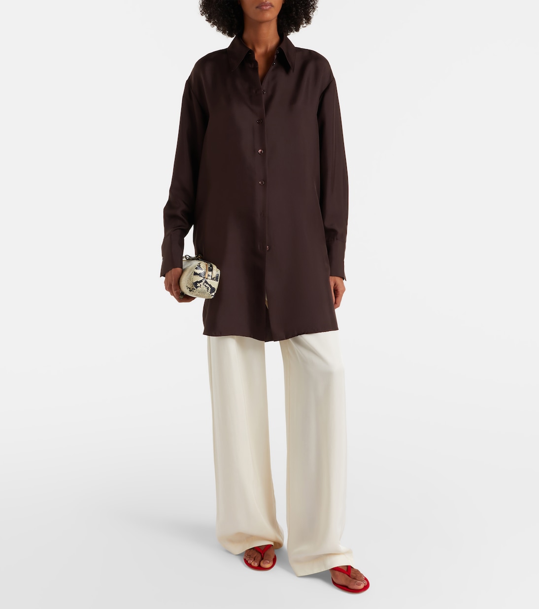 Calypso suede thong sandals | Gianvito Rossi