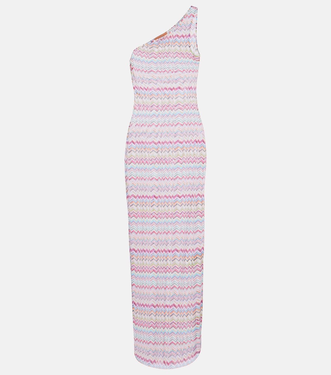 One-Shoulder-Maxikleid Zig Zag | Missoni