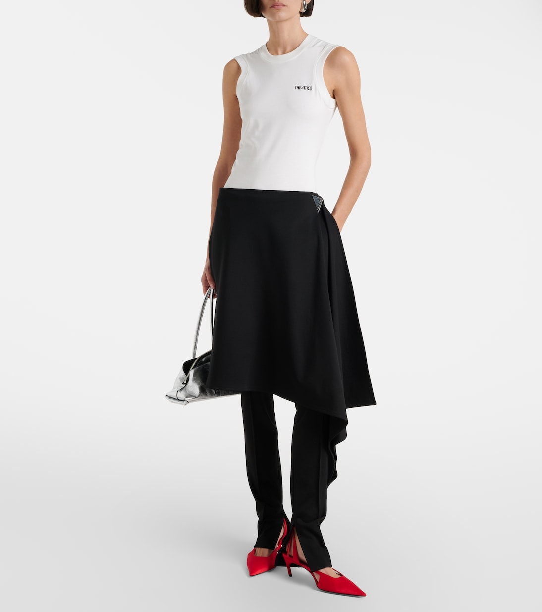 Draped slim pants | The Attico