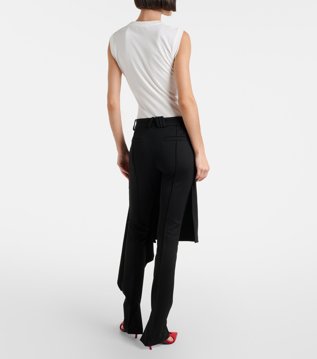 Draped slim pants | The Attico