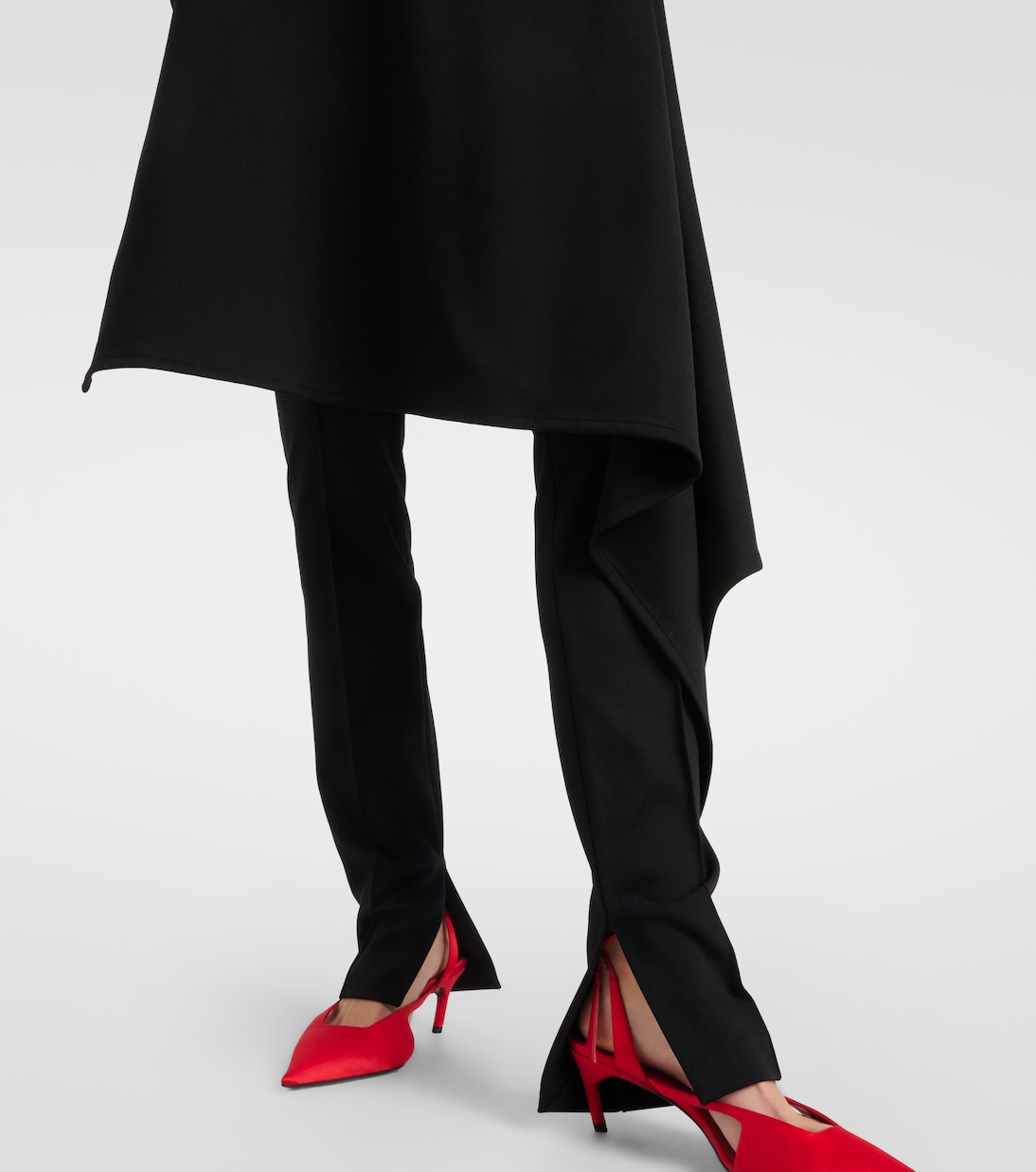 Draped slim pants | The Attico