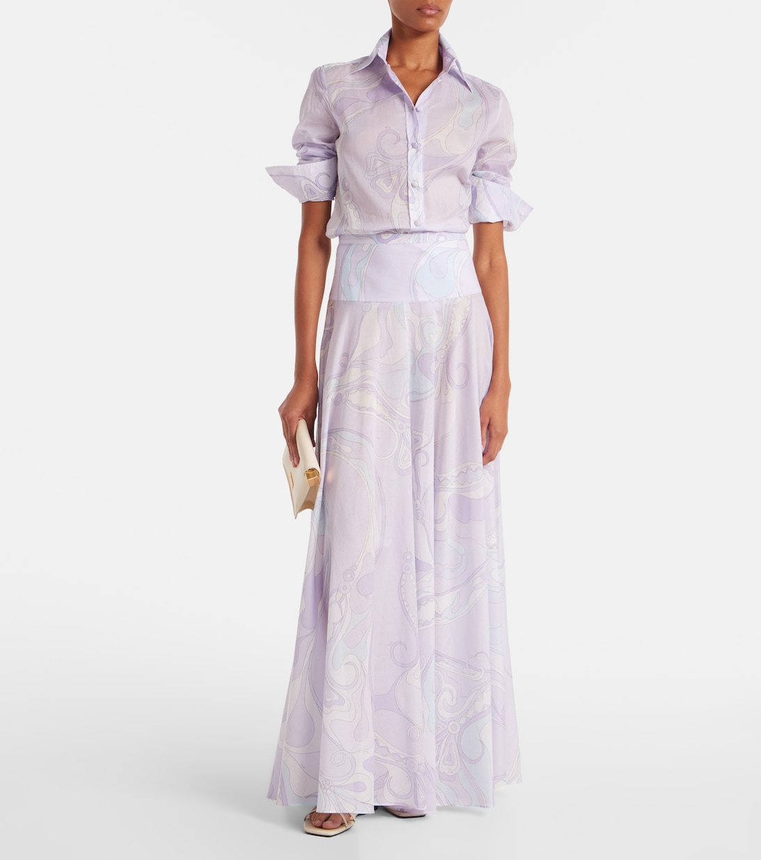 Orchidee cotton shirt | Pucci