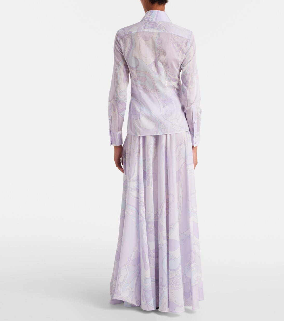 Orchidee cotton shirt | Pucci