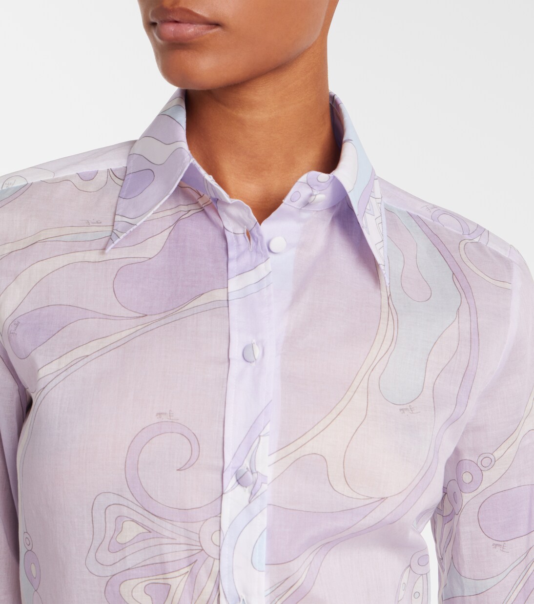 Orchidee cotton shirt | Pucci