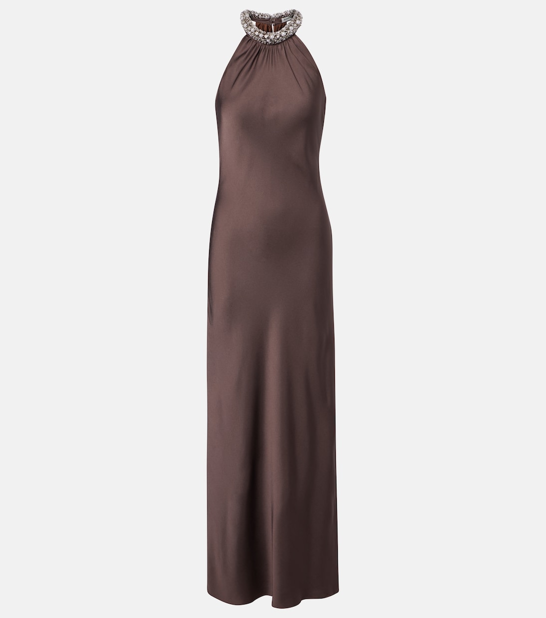 Embellished satin gown | Simkhai