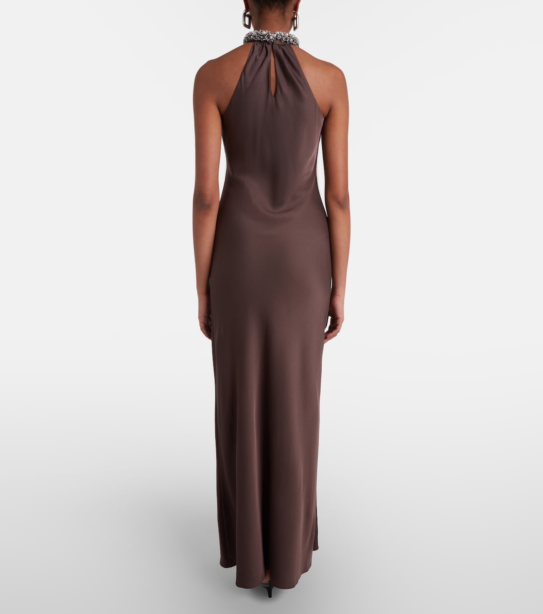 Embellished satin gown | Simkhai