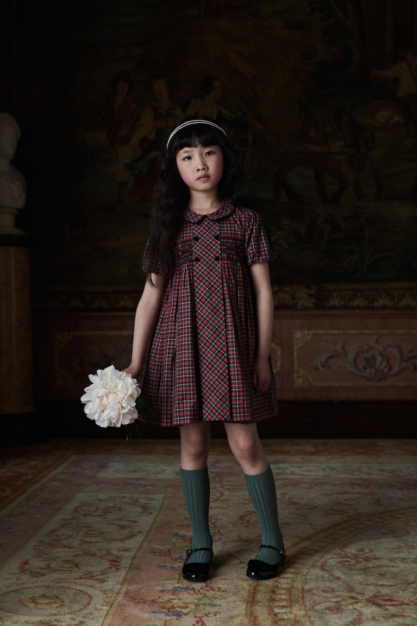 Robe Arcadia en coton à carreaux | La Coqueta