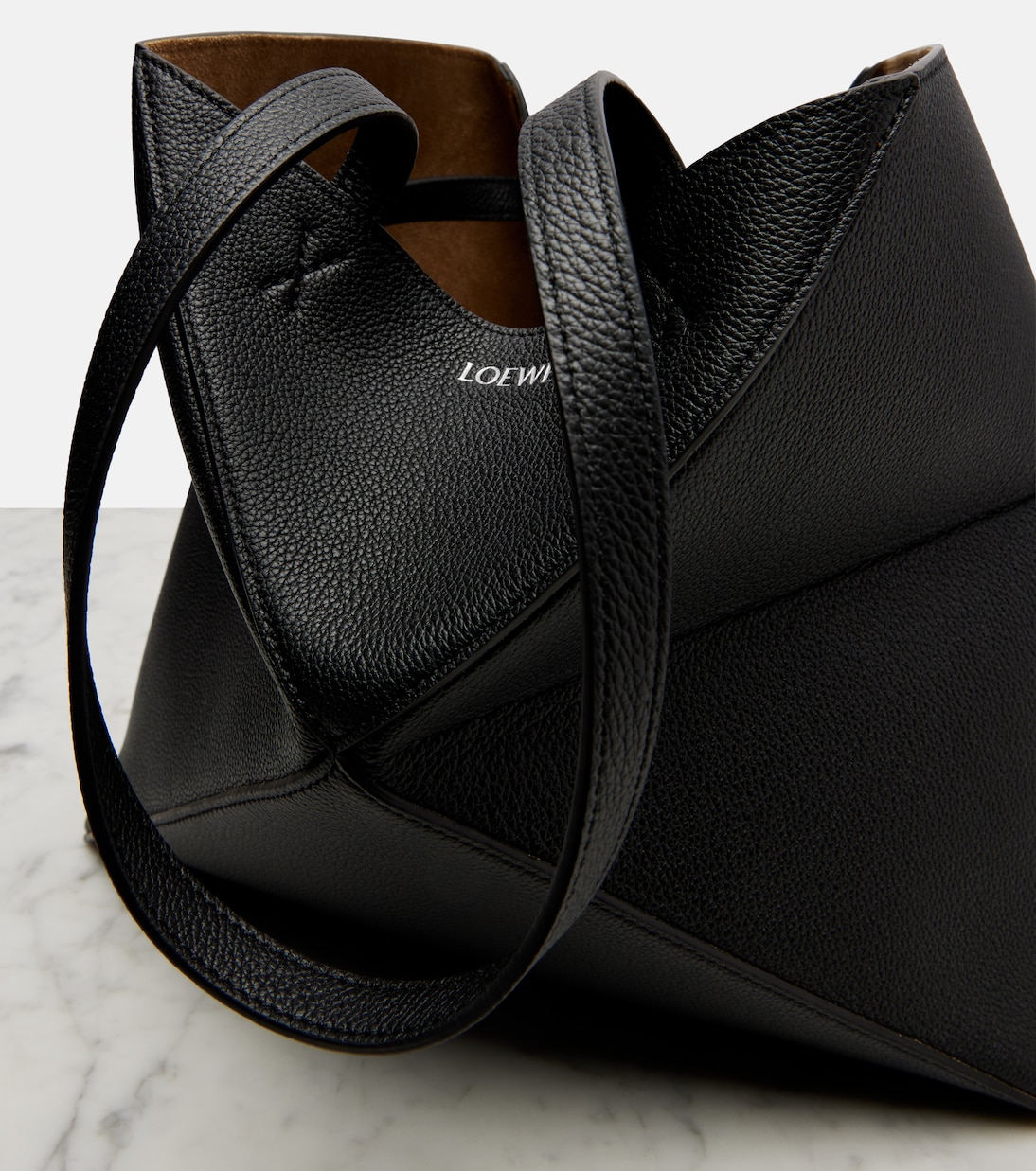 Puzzle Fold Medium leather tote bag | Loewe
