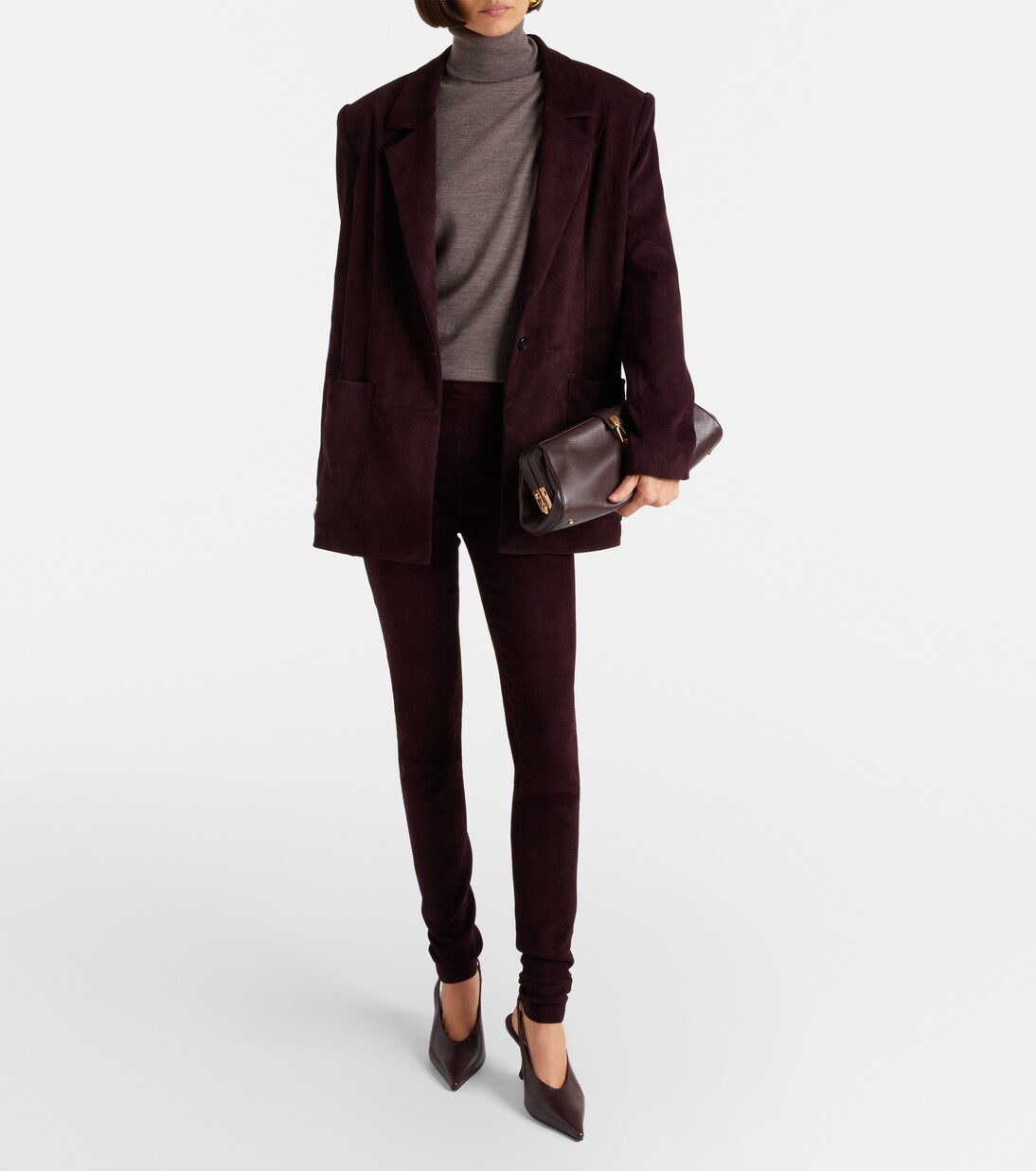 Carolyn suede leggings | Stouls