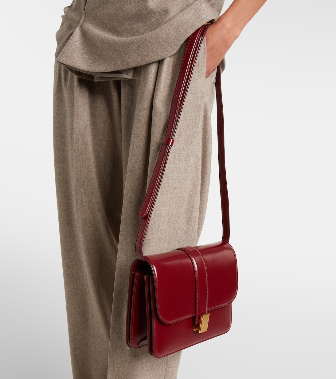 Blake leather crossbody bag | Khaite