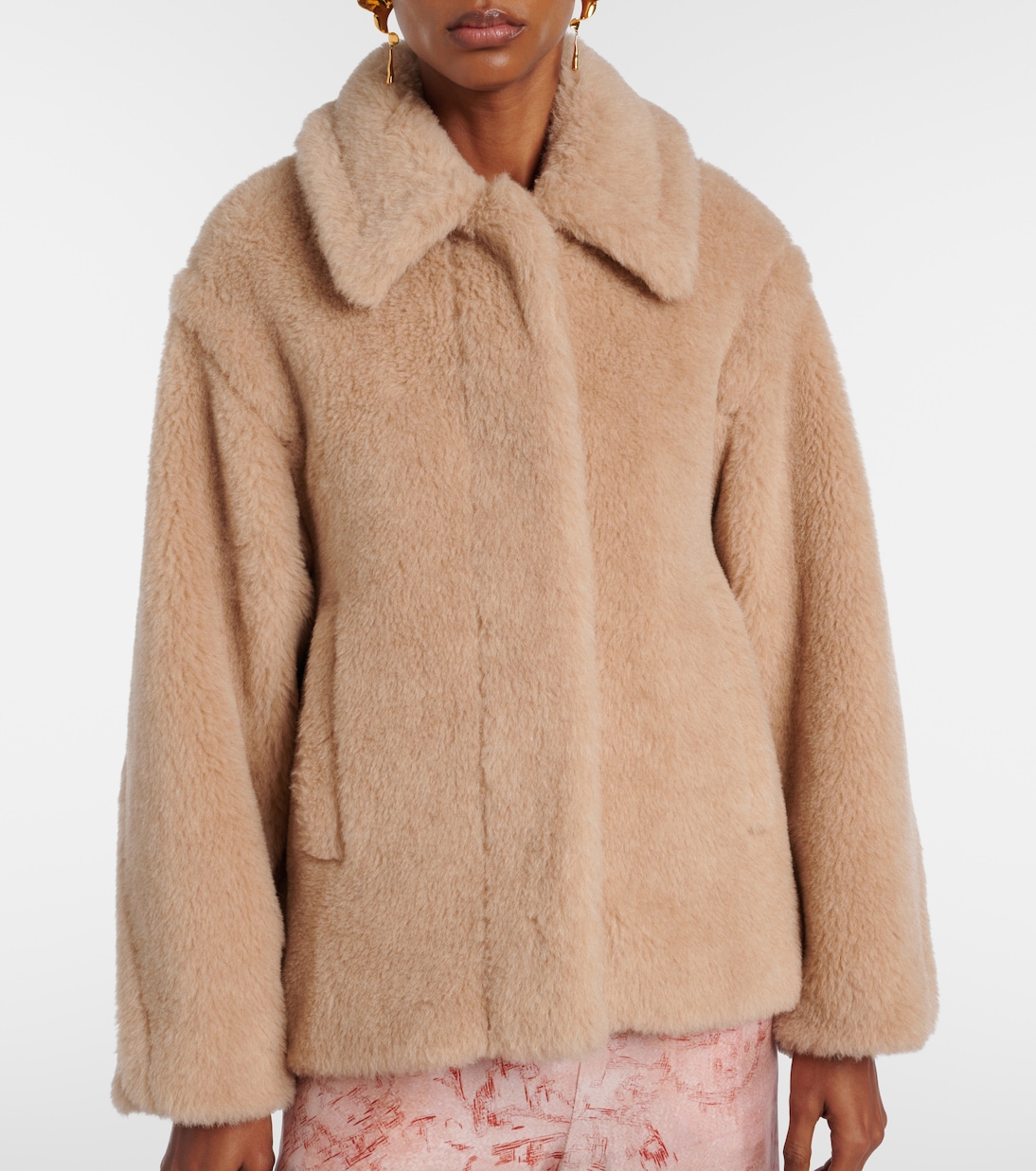 Tritone cropped teddy jacket | Max Mara