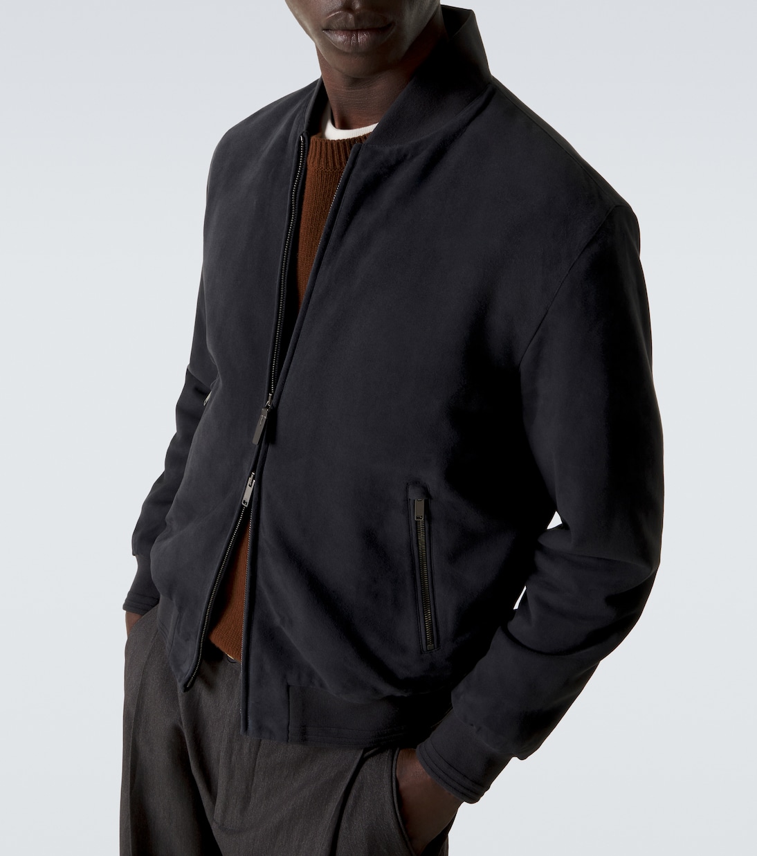 Bomberjacke aus Veloursleder | Tod's