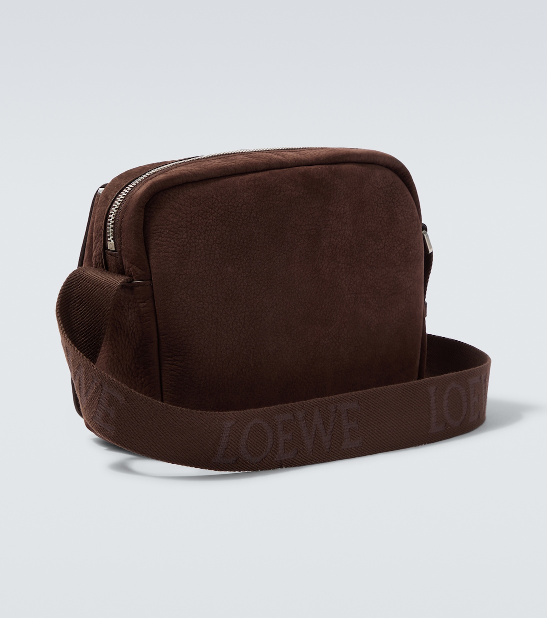 Pebble Medium leather messenger bag | Loewe