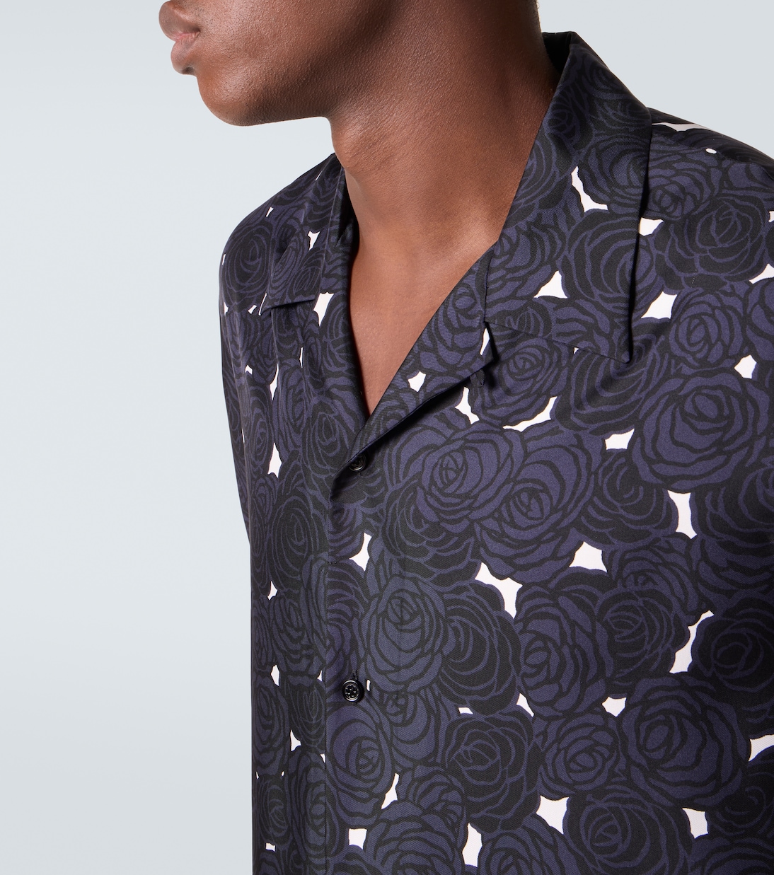Floral silk bowling shirt | Givenchy