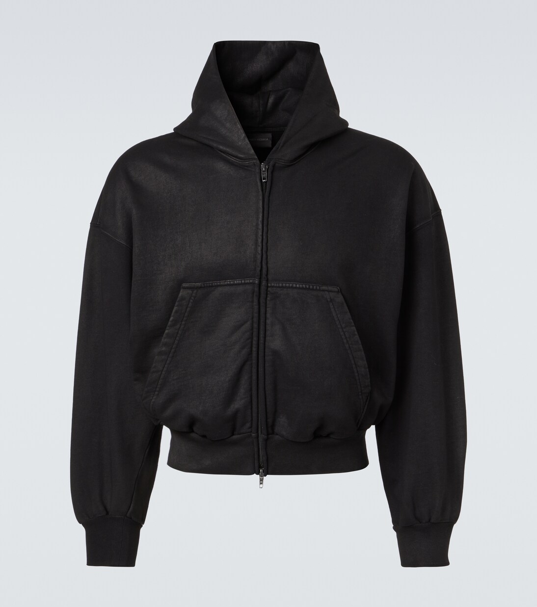 Cotton jersey zip-up hoodie | Balenciaga