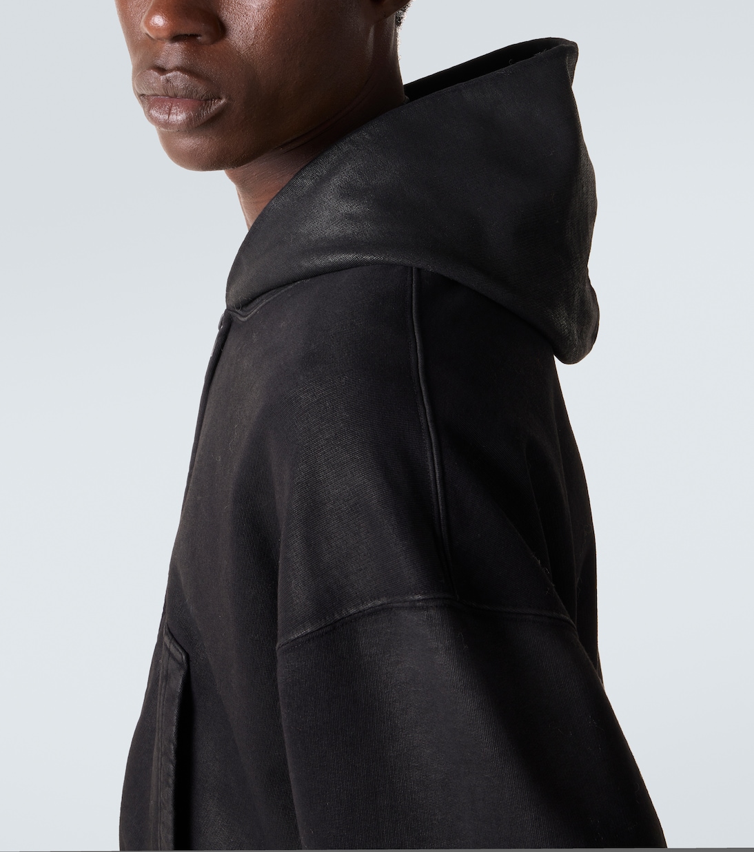 Cotton jersey zip-up hoodie | Balenciaga