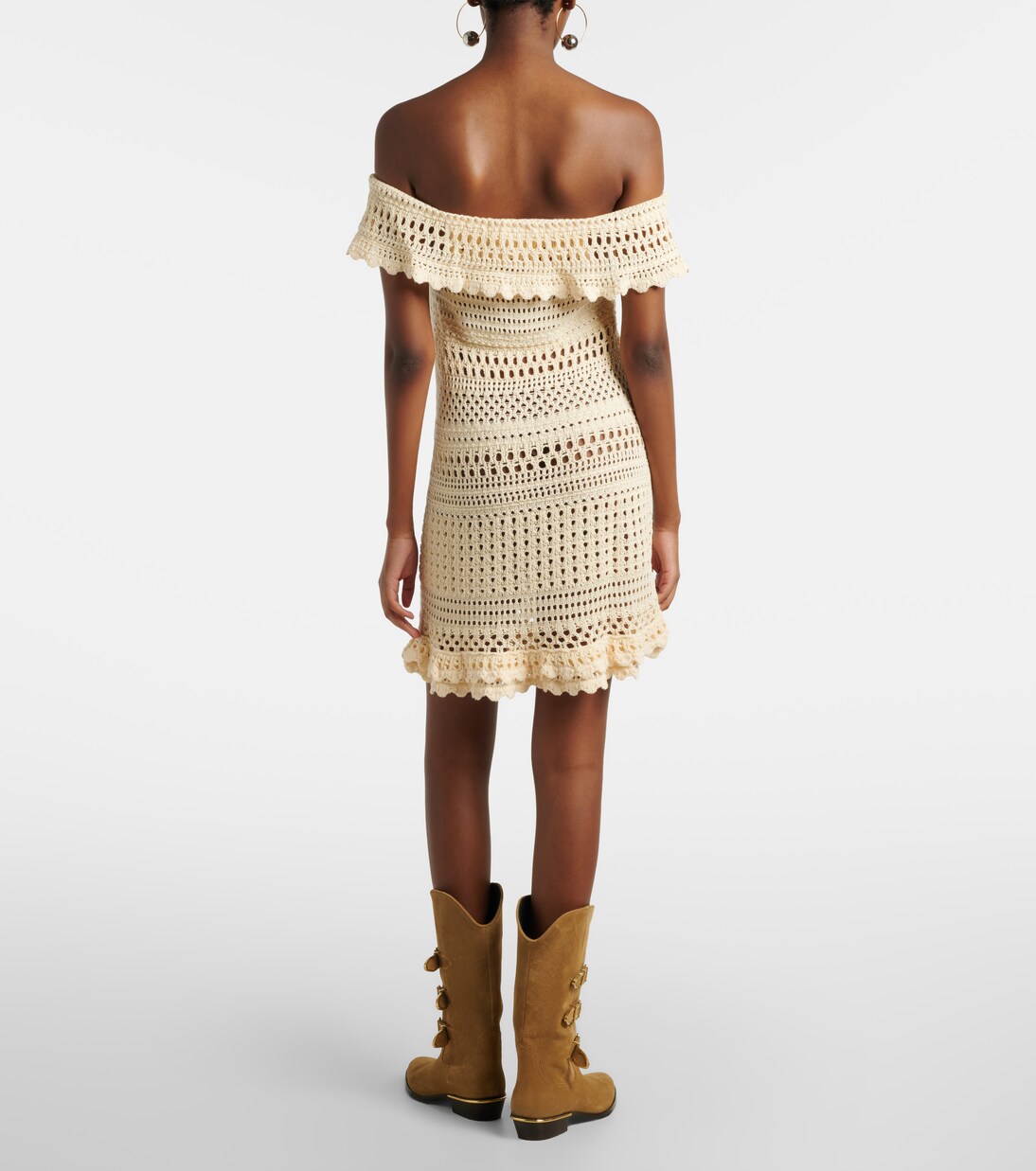 Zoa crochet cotton-blend minidress | Marant Etoile