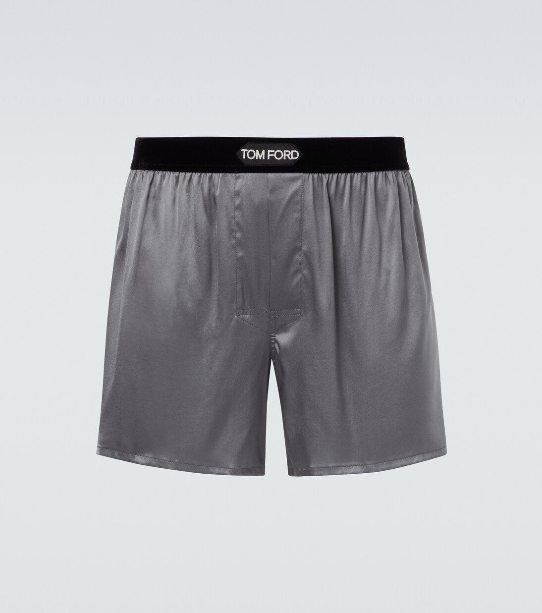 Logo silk-blend boxer briefs | Tom Ford