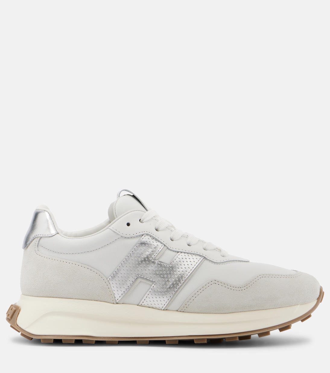 H641 leather and suede sneakers | Hogan