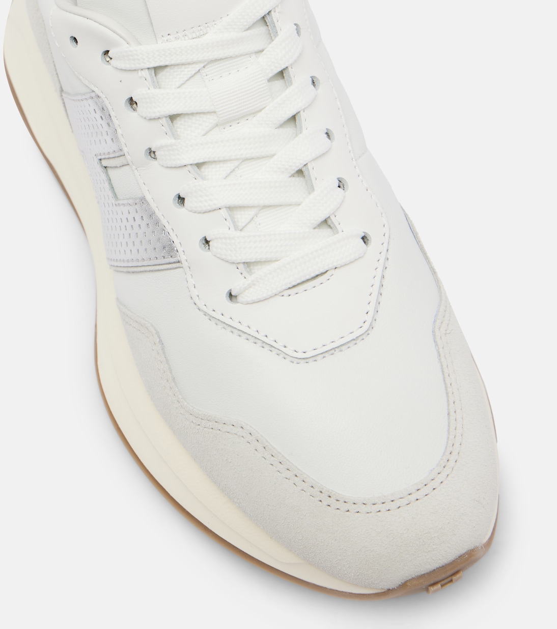 H641 leather and suede sneakers | Hogan